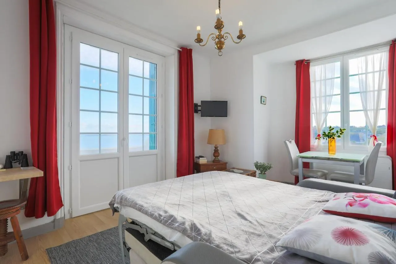 公寓 Studio Vue Mer Directe 2 Personnes 圣奇波尔垂克