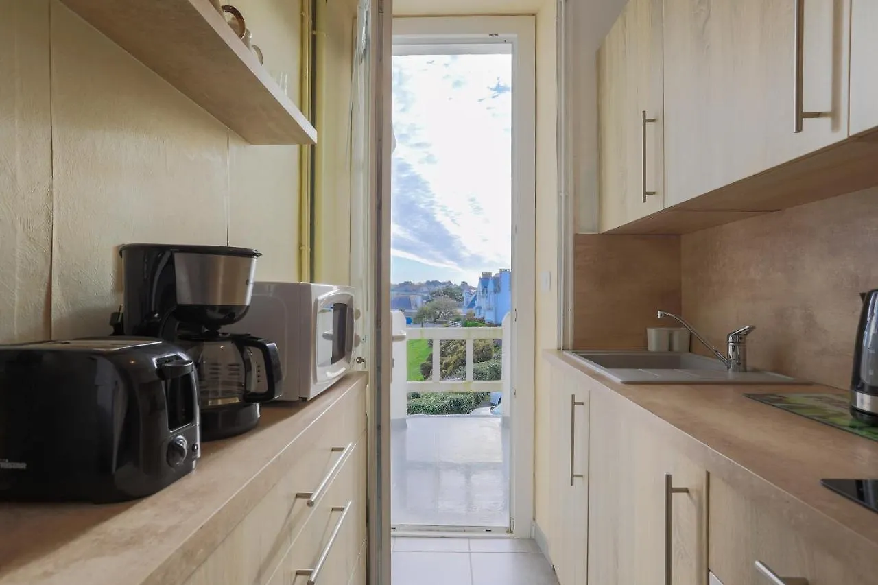 Studio Vue Mer Directe 2 Personnes 圣奇波尔垂克 0*,